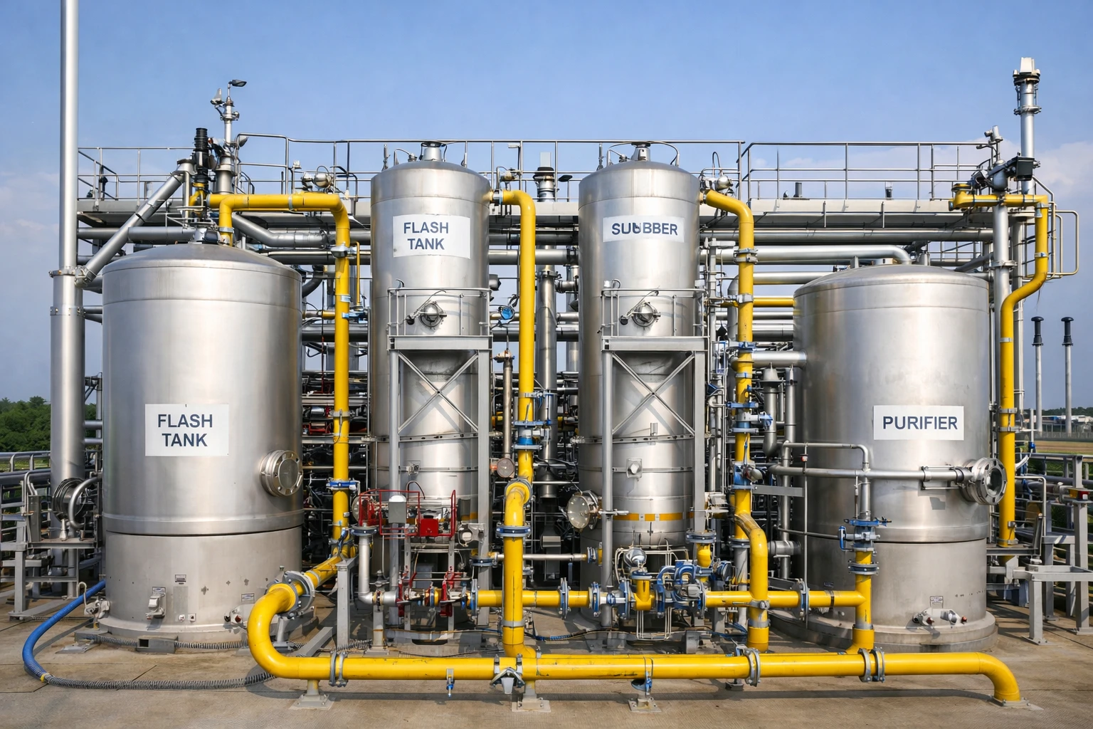CBG Piping Systems | Industrial Gas Piping | Hyaline Enviro Engineers