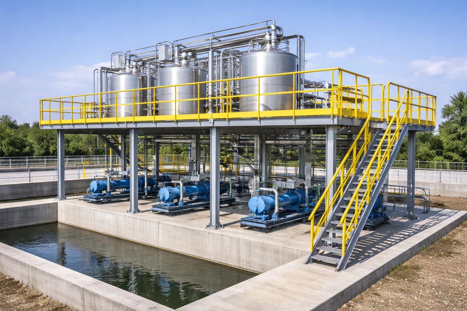 Industrial Platform Structures | Steel Fabrication Works | Hyaline ...